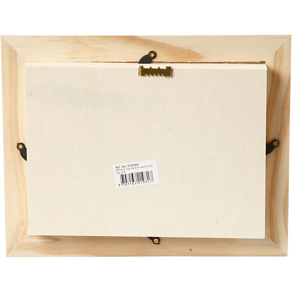 Creativ company http: www.cchobby.nl 3d-lijst-met-glas-d-2-5-cm-afm-18-2x23-2-cm-1-stuk
