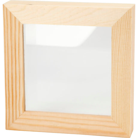 Creativ company http: www.cchobby.nl 3d-lijst-met-glas-d-2-5-cm-afm-12-3x12-3-cm-1-stuk