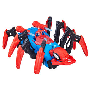 Hasbro marvel spiderman aqua crawl'n blast voertuig