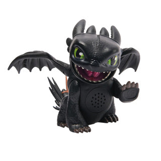 Dreamworks dragons how to train your dragon - mini interactieve dragon - speelgoedfiguur met geluidseffecten
