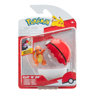 Pokémon clip 'n' go charmander | 2 stuks