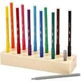 Http: www.cchobby.nl stifthouder-voor-mini-stiften-afm-20x6-5x2-5-cm-1-stuk