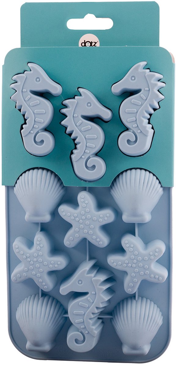 Dotz ijsblokjesvorm uit platinum silicone sealife 21x11x2cm