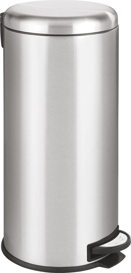Wenko pedaalemmer leman 30 liter rvs mat - easy close deksel - afvalemmer - prullenbak - afvalbak - vuilbak - vuilnisbak