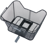 Basil Lesto Mik - Bicycle basket - On the back - Black