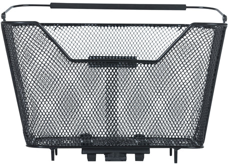 Basil Lesto Mik bicycle basket on the back black