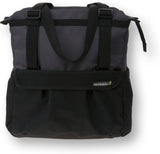 Basil Shopper XL Sporty og trendy cykelpose til dagligvarer og strand, sort antracit, 20L