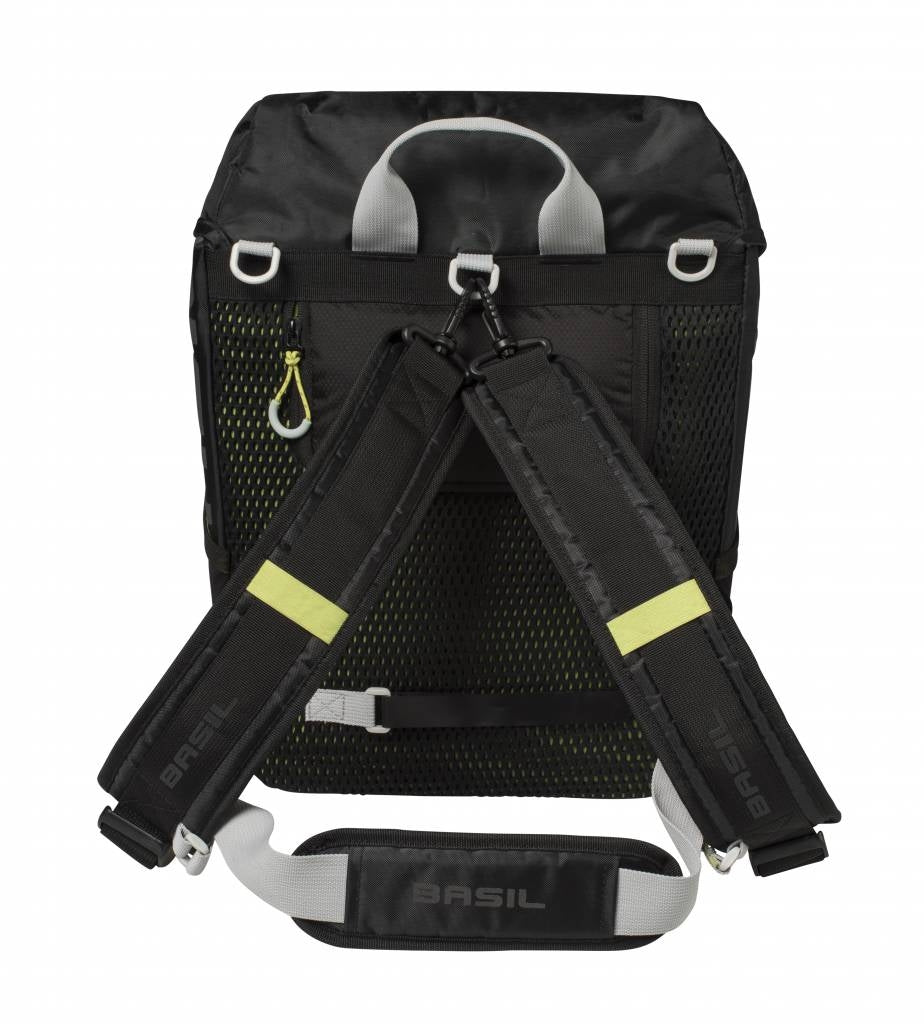 Basil Miles Dawypack - SPORTY Bicycle Borse - Unisex - Black Lime