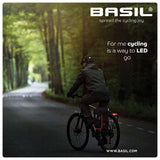 Basil Daypack Nordlicht - Wodoodporne rowerowe opuszczenie E -Bikes