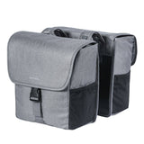 Basil Go Double Bicycle Sac Gray 32L