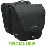 Nya Looxs Avero Double Bicycle Bag - Black - Polyester - Sporty - 25L