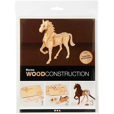Creativ company cc 3d puzzel paard