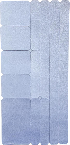Wowow reflective stickerset silver