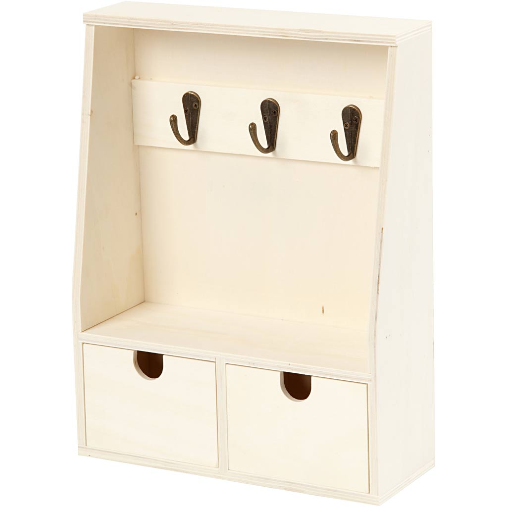Creativ company http: www.cchobby.nl sleutelkast-h-28-5-cm-d-5-8-cm-b-22-cm-1-stuk