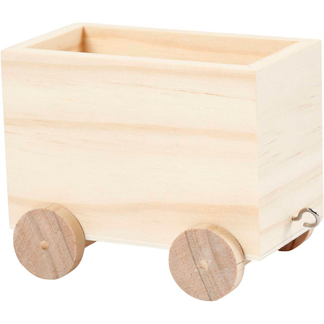 Creativ Company Treinwagon H: 8 cm L: 9,5 cm B: 6,5 cm 1 stuk