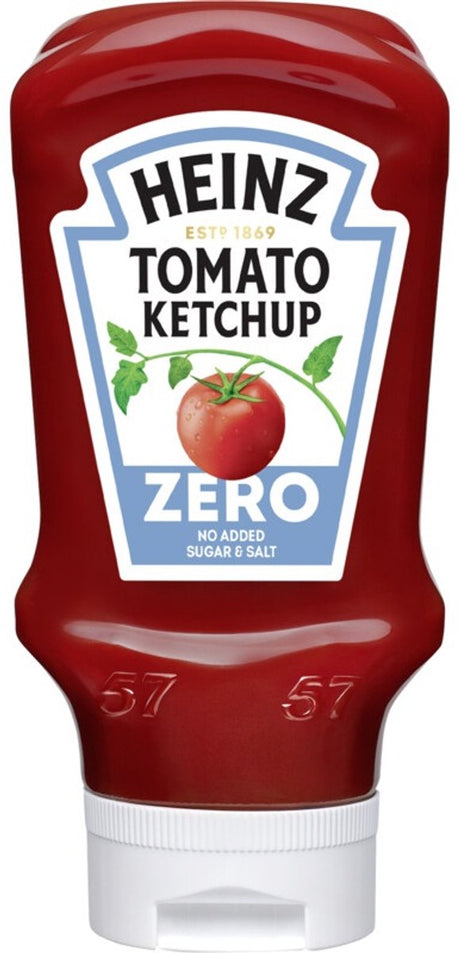 Heinz ketchup zero - 10 x 220 ml