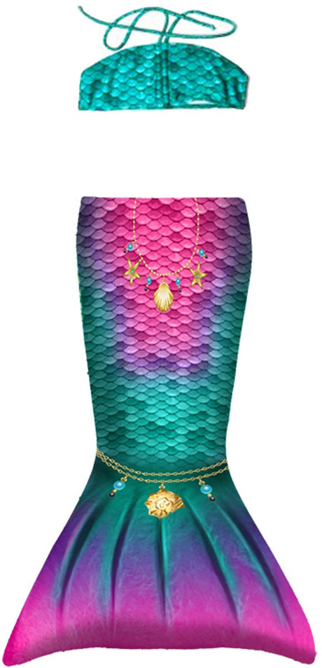Kuaki mermaids - peuter set star - 2xs - 4 jaar 2xs