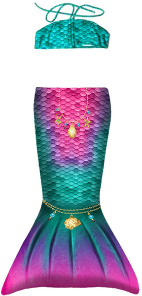 Kuaki mermaids - peuter set star - 2xs - 4 jaar