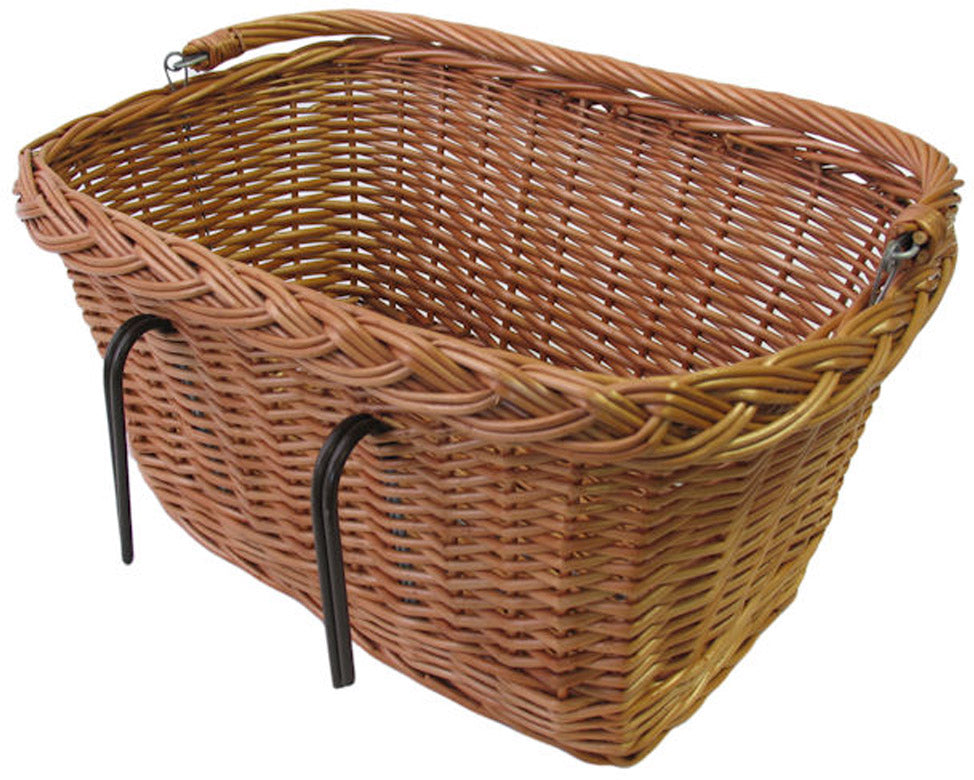 Basil Davos bicycle basket at the front or back nature