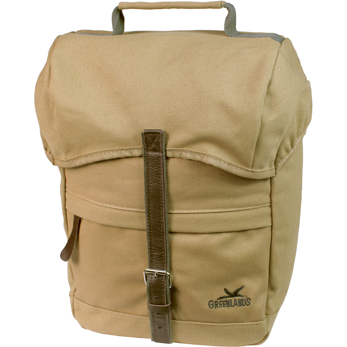 Groenlands Sac à vélo de toile Voyage 20 litres 30 x 37 x 17 cm Camel