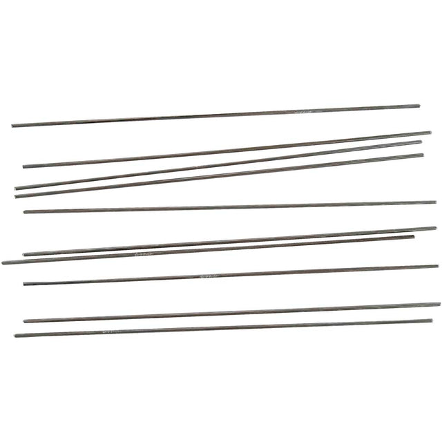 Creativ company metalen staaf - metalen staven set - kleine dunne metalen staafjes - lengte: 20 cm - dia: 2mm - 10 stuks