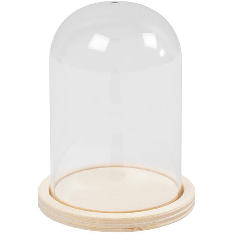 Creativ company https: www.cchobby.nl klok-op-houten-voet-h-9-5-cm-d-6-cm-gatgrootte-3-mm-1-stuk