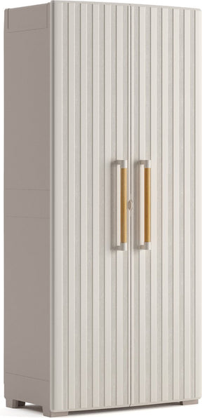 Keter groove kast - 80x45x180 cm - beige