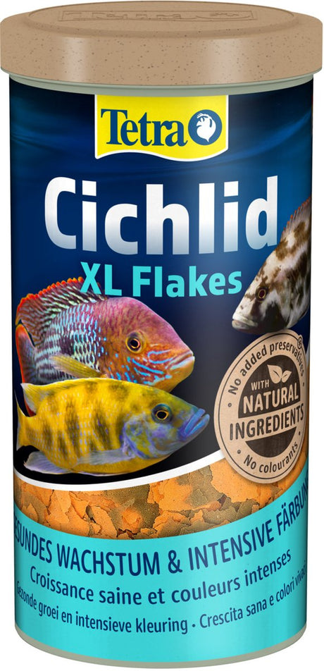 Tetra cichlid xl vlokken - vissenvoer - 1 l