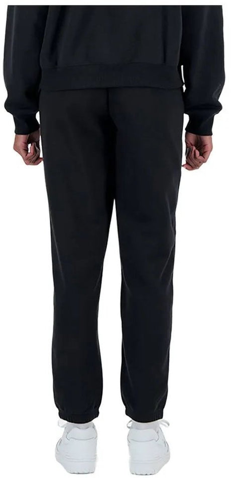 New balance sport essentials french terry dames broek - black