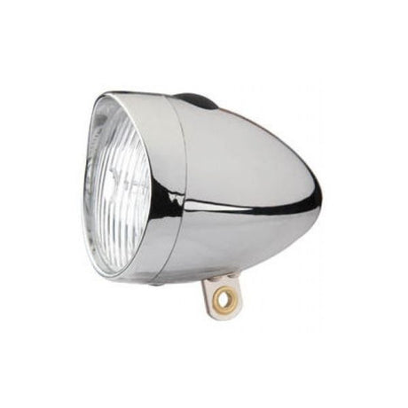 Edge koplamp retro 3 led aan uit - incl. batterijen - chroom (werkplaatsverpakking)