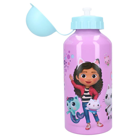 Vadobag drinkfles gabby's dollhouse aluminium 500ml