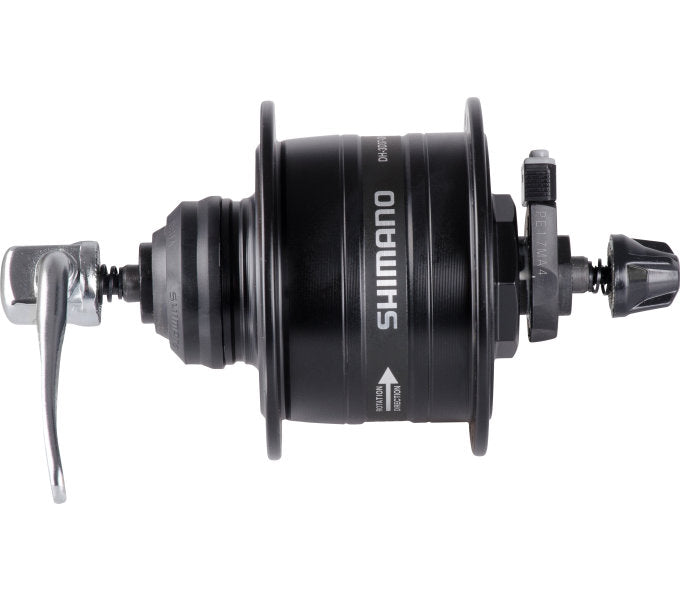 Shimano Dynamonaaf HD-3D37 3 Watt 32 Hole Center Lock Quick Panner Black