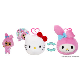 L.o.l. surprise! lol surprise loves hello kitty reversible plush surprise | 16 stuks