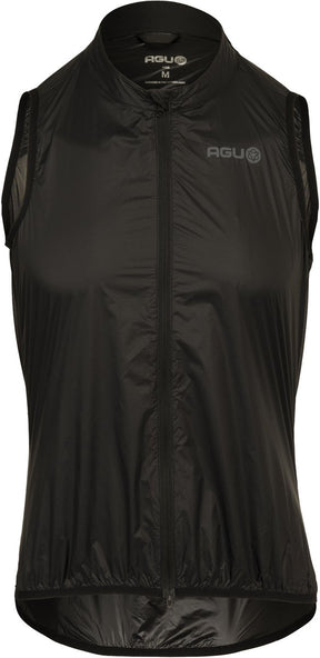 Agu essential - windbody - fietslaag - wielrenvest - waterafstotend - lichtgewicht - zwart - heren - m - reflecterend - elastische mesh-achterzijde