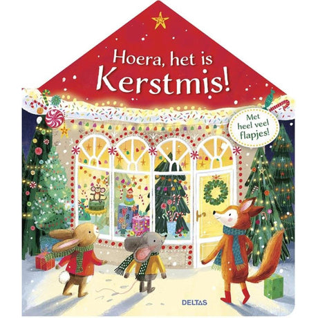 Deltas hoera, het is kerstmis! kartonboek
