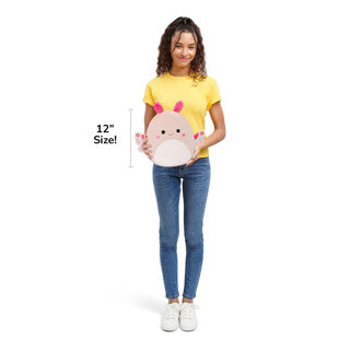 Jazwares squishmallows - medium plush (moritz - light peach moth) - 30cm plush