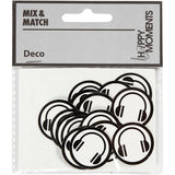Https: www.cchobby.nl label-d-25-mm-wit-zwart-20-stuk-1-doos-586041
