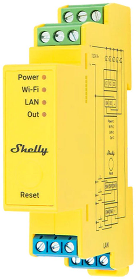 Shelly 5-kanaals wi-fi rgbww pro verlichtingscontroller voor smart