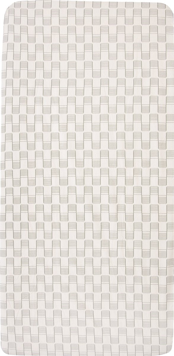 Witlof for kids hoeslaken 70 x145cm sticky stripes