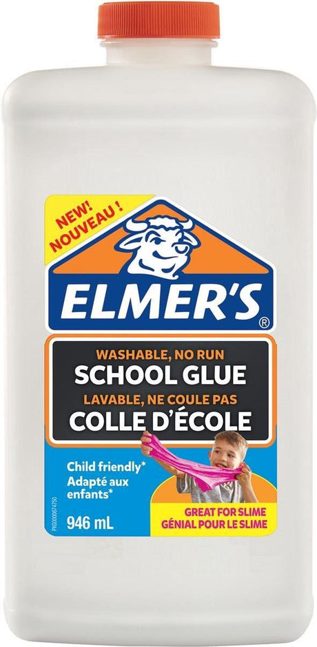 Elmer's witte pva-lijm | 946 ml | uitwasbaar en kindvriendelijk | geweldig voor het maken van slijm en om mee te knutselen
