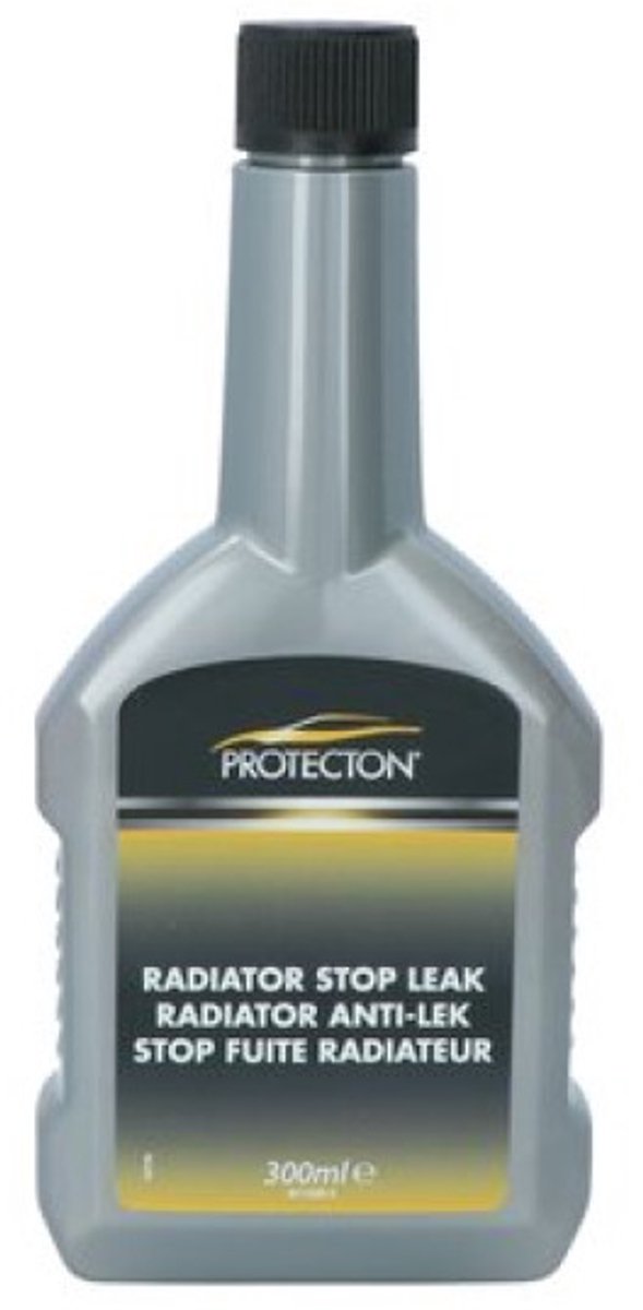 Protecton radiator anti-lek - repareert en beschermt het koelvloeistofsysteem - snelle effectieve oplossing bij koelvloeistoflekkages - dicht blijvend af - onschadelijk voor rubber slangen pakkingen - 300ml