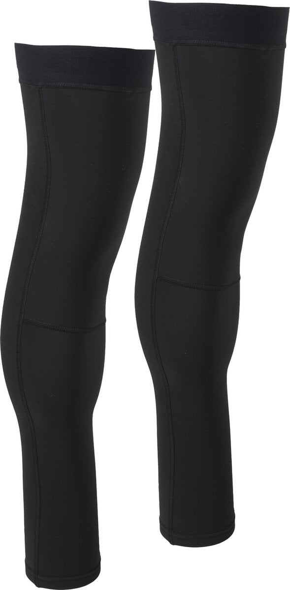 Agu beenstukken - beenwarmers - wielrennen - thermische beenstukken - lombardia materiaal - siliconen grippers - unisex - zwart - s