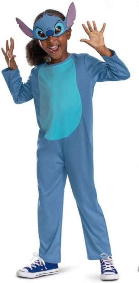 Disguise disney - lilo stitch, costume stitch basic plus, maat s (5 - 6 jaar), kind s
