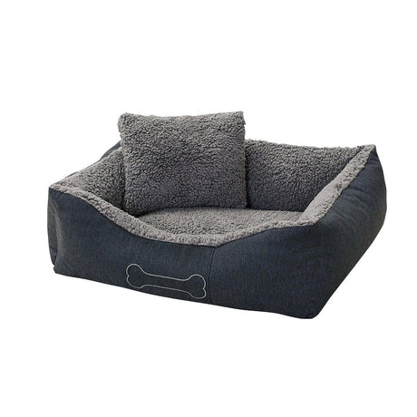 Sun garden luxe hondenmand lucky + kussen 80x70x20cm grijs