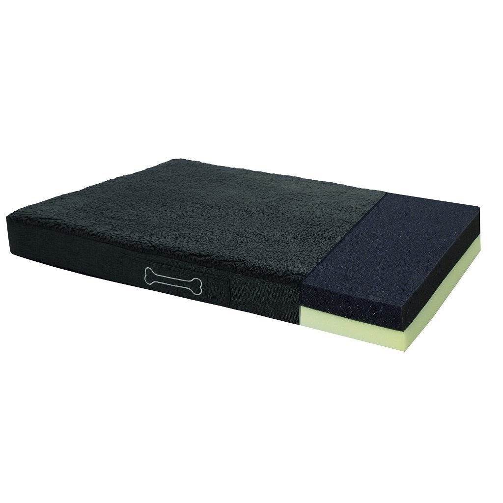 Sun garden buddy orthopedisch hondenkussen 72x50x8cm grijs antraciet