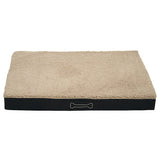 Sun garden buddy orthopedisch hondenkussen 79x60x8cm beige donkerbruin