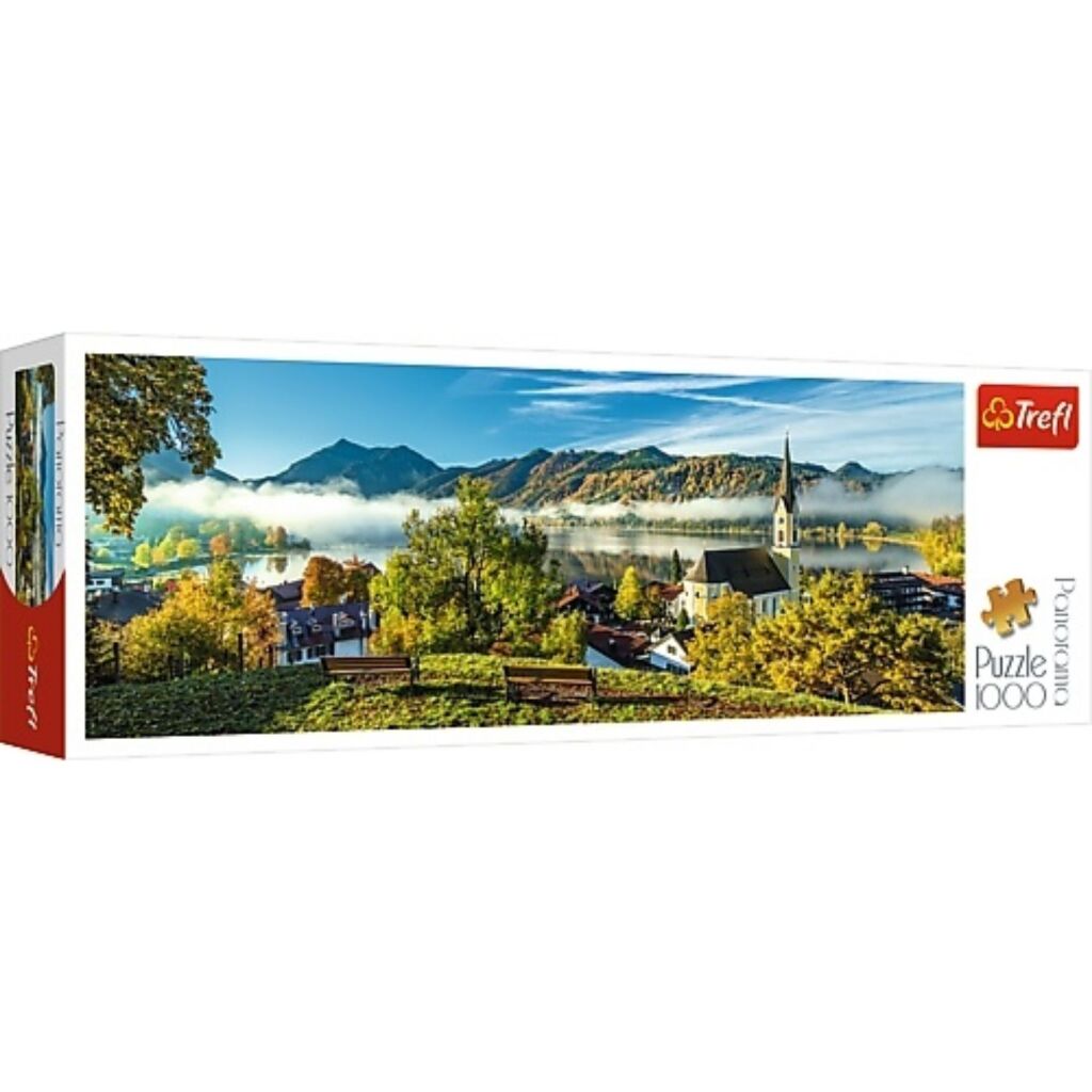 TREFL Panorama Puzzle Schliersee 1000 stykker