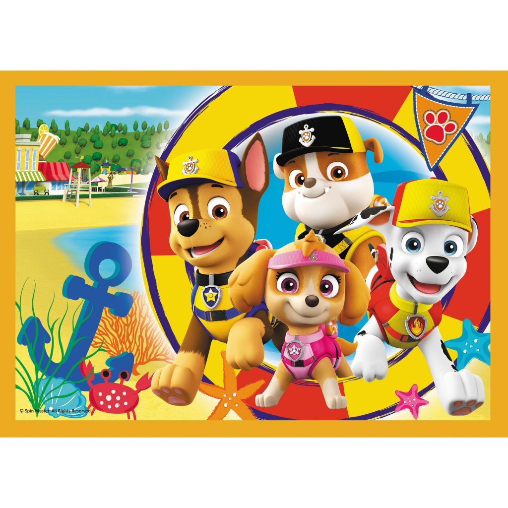 TREFL PAW PATROL 4IN1 PUZZLE 35-70 stycken