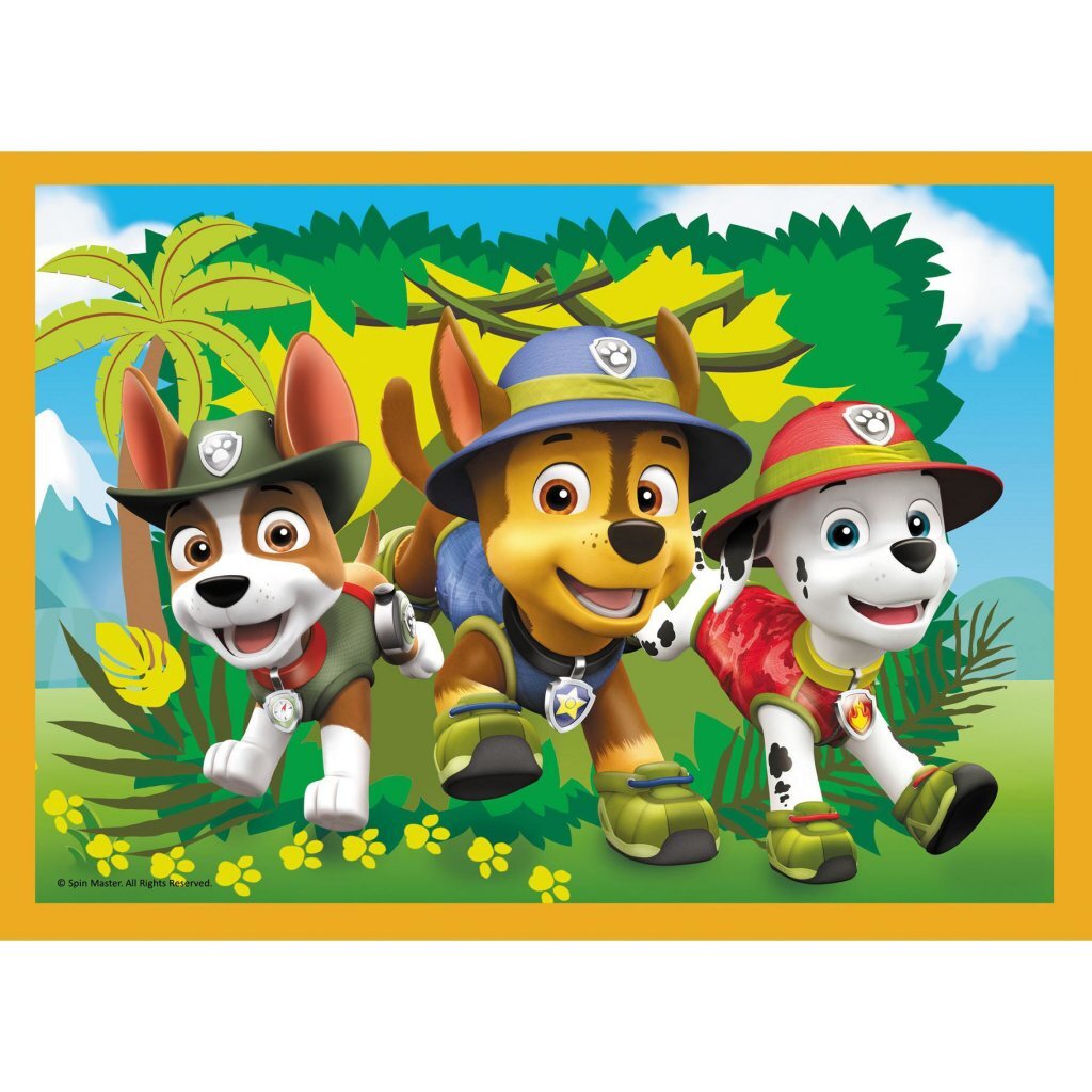 Trefl paw patrol 4in1 puzzel 35-70 stukjes