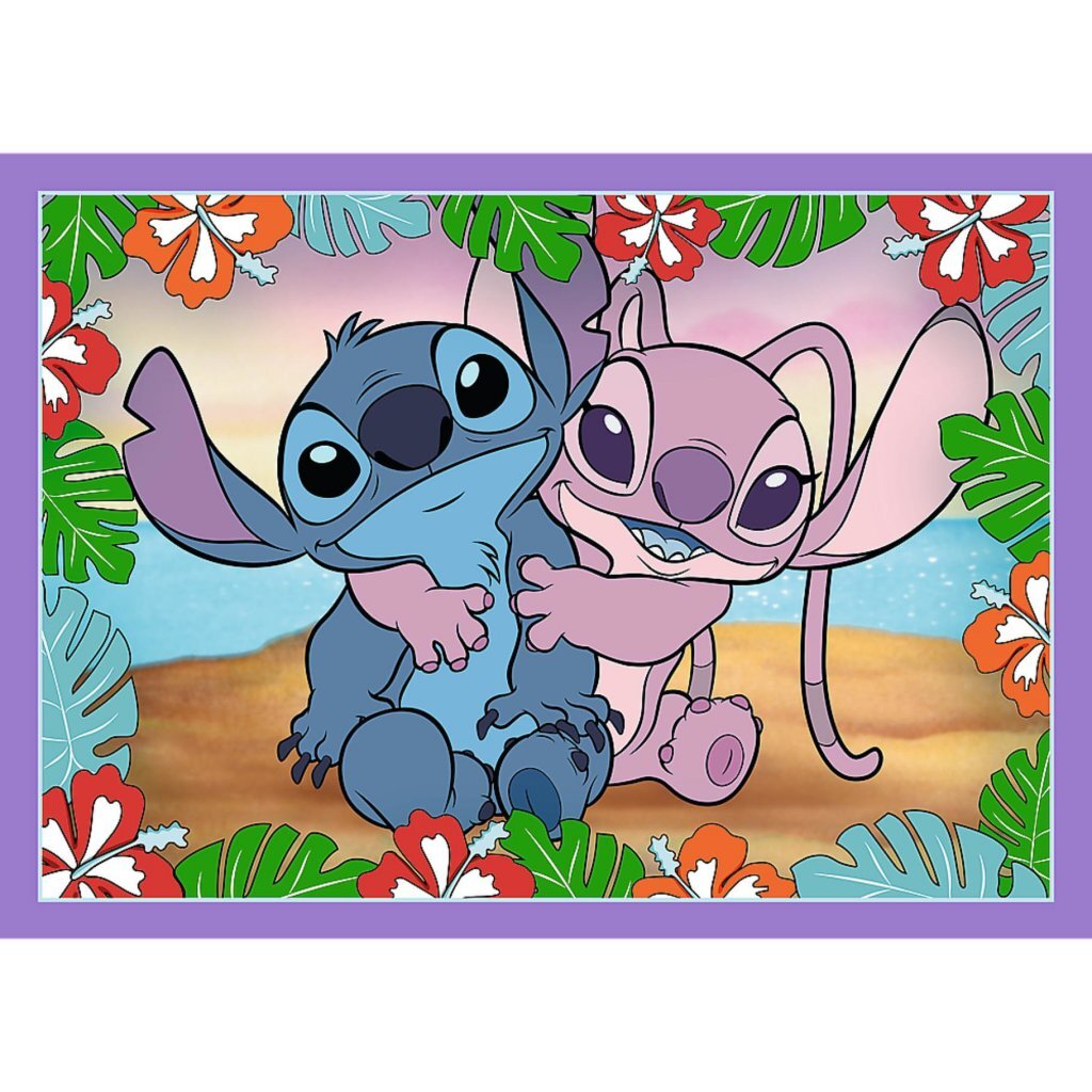 Trefl Disney Stitch 4in1 Puzzle 35-70 stykker